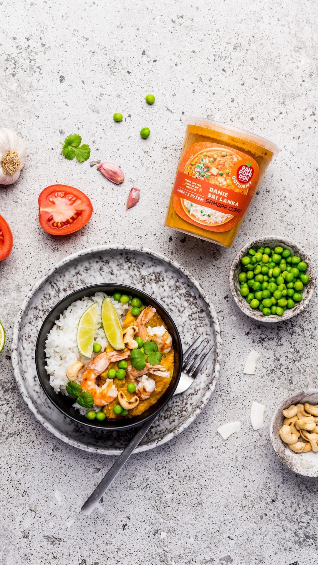 Rozgrzewające curry z krewetkami