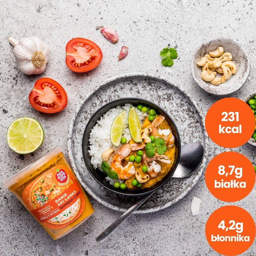 danie sri lanka sambar curry 380g pan pomidor