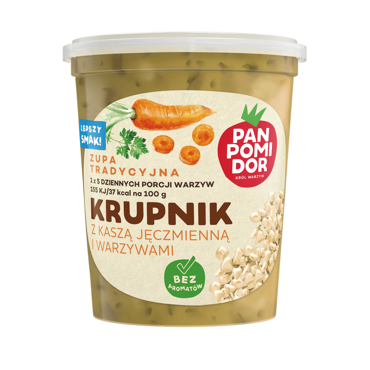 Krupnik z kaszą jęczmienną i warzywami 400g