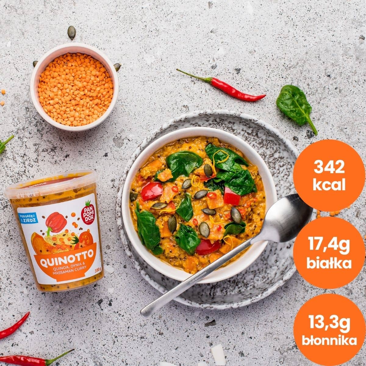 quinotto massaman curry 380g pan pomidor