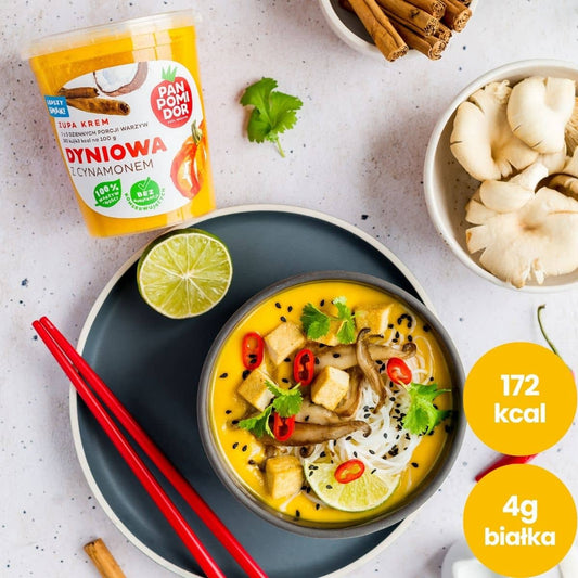 zupa dyniowa z cynamonem 400g pan pomidor