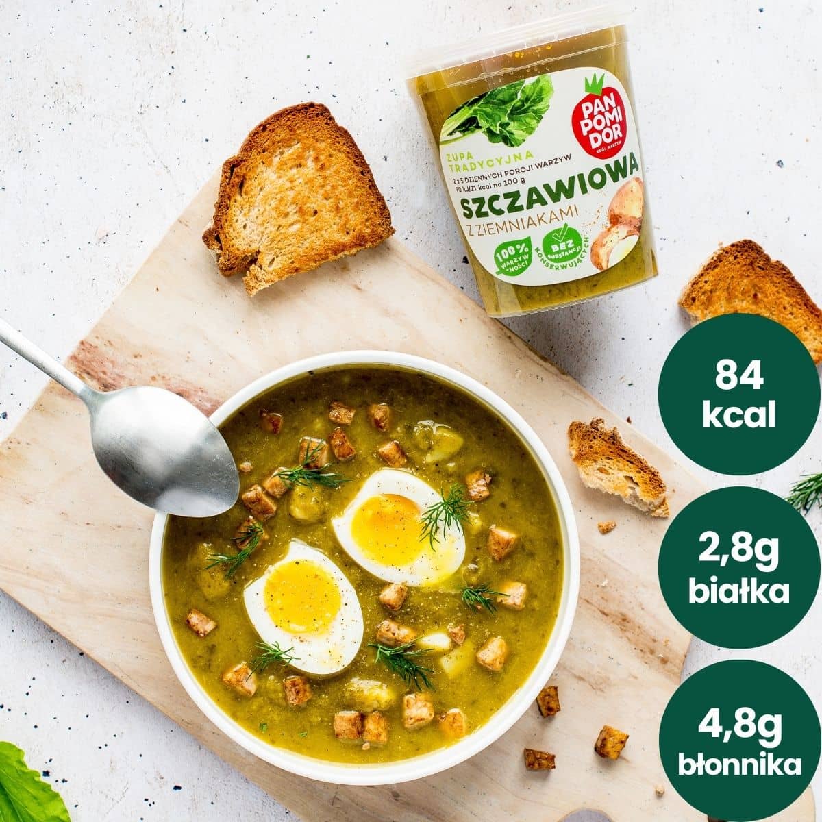 zupa szczawiowa z ziemniakami 400g pan pomidor