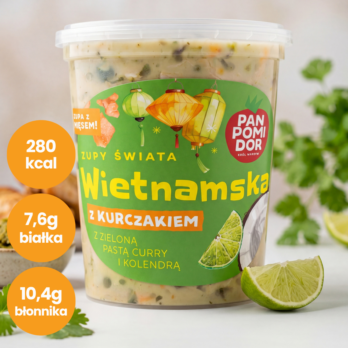 zupa wietnamska z kurczakiem 400g pan pomidor