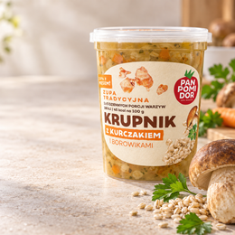 Zupa Krupnik z kurczakiem i borowikami 400 g