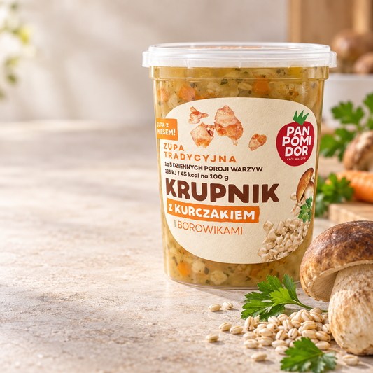 Zupa Krupnik z kurczakiem i borowikami 400 g